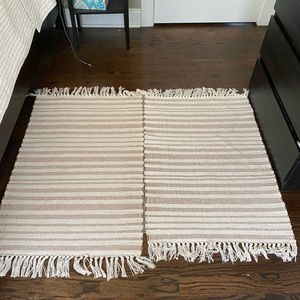 TWO MATCHING 2’x3’ RUGS FROM TARGET